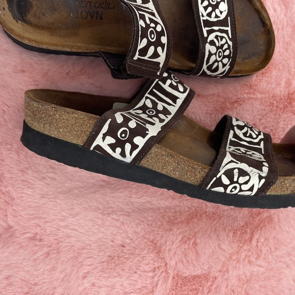 Naot Cork Slide Sandal Womans Size‎ 37 US 6 - Picture 8 of 10